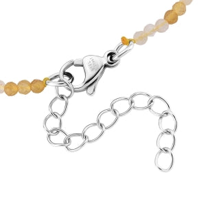 Citrin Armband ca. 18+5cm Extender 316L Edelstahl ca. 8.00 ct