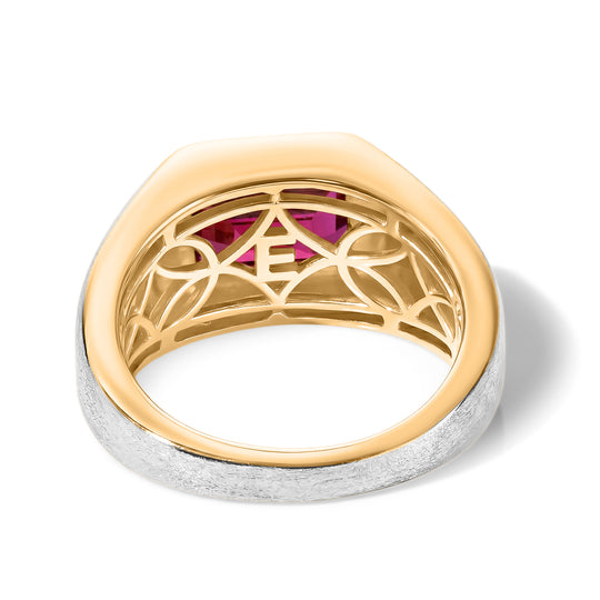 EVER TRUE AAA Lab Grown Rubin Ring 950 Kupfer (Größe 20.00) ca. 3,55 ct