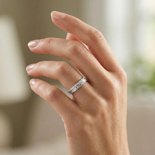 LUXURIANT SI-GH Labor Diamant Ring, 925 Silber rhodiniert - 0,15 ct