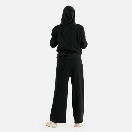 LA MAREY 2-teiliger Damen-Freizeitanzug mit Kapuzenjacke und weiter Hose, Gr. EU 46-48 (XL), Olivgrün