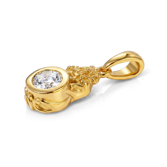 LUXURIANT DIAMOND - Lab Grown Diamant SGL zertifiziert SI-GH Anhänger 925 Silber Rhodiniert ca. 0.50 ct