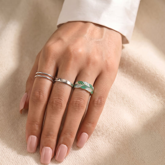 EVER TRUE Reine Bronze Ring (Größe 19.00) ca. 7,25g