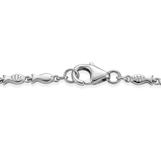 D'Joy AA blaues Apatit 19cm Armband, 925 Silber rhodiniert - 4,18 ct.