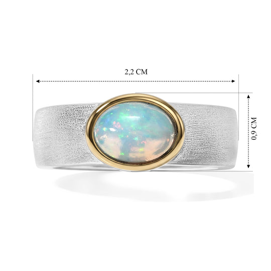 EVER TRUE AA Natürlicher, äthiopischer Welo Opal Ring Reine Bronze (Größe 20.00) ca. 1,65 ct