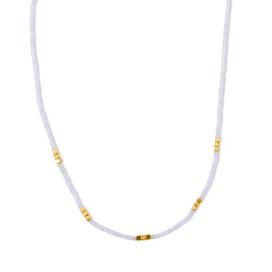 Hämatit, Mehrfarbig Edelsteine Halskette ca. 53.25 cm 316L Edelstahl Vergoldet ca. 70.00 ct