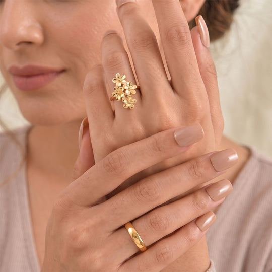 EverTrue Ring, Bronze 750 vergoldet - 5 Gramm