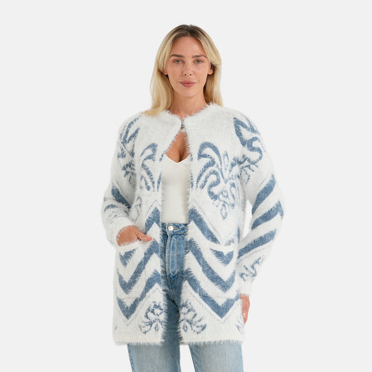 La Marey print Winter outfit with 2 pockets