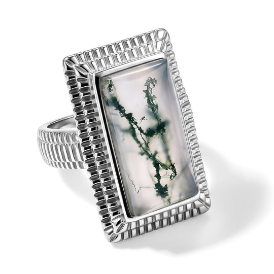 EVER TRUE Verde Onyx Ring 316L Edelstahl (Größe 20.00) ca. 13,69 ct
