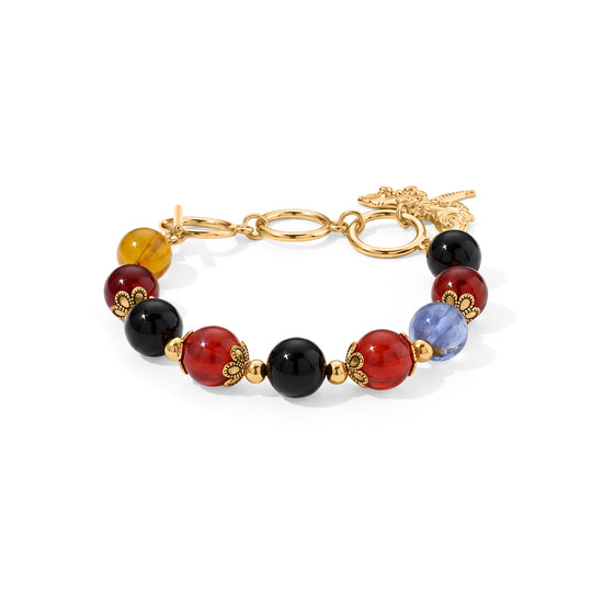 Grüner Aventurin Armband ca. 15.25 cm Reine Legierung Goldton ca. 75.00 ct