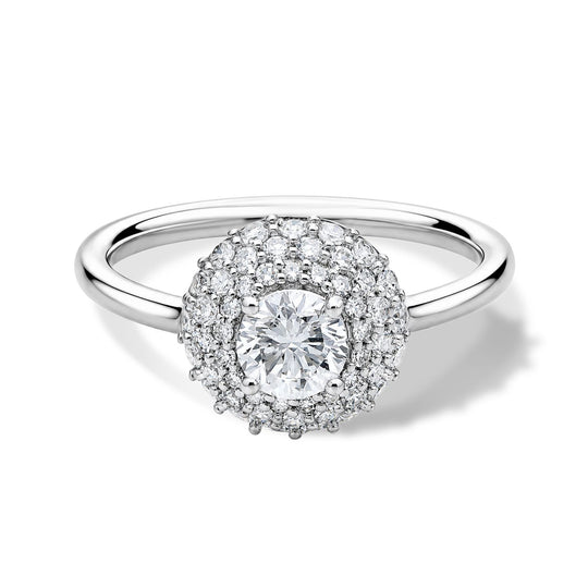 LUXURIANT DIAMOND - Lab Grown Diamant VS-EF Ring 950 Platin (Größe 21.00) ca. 1,02 ct