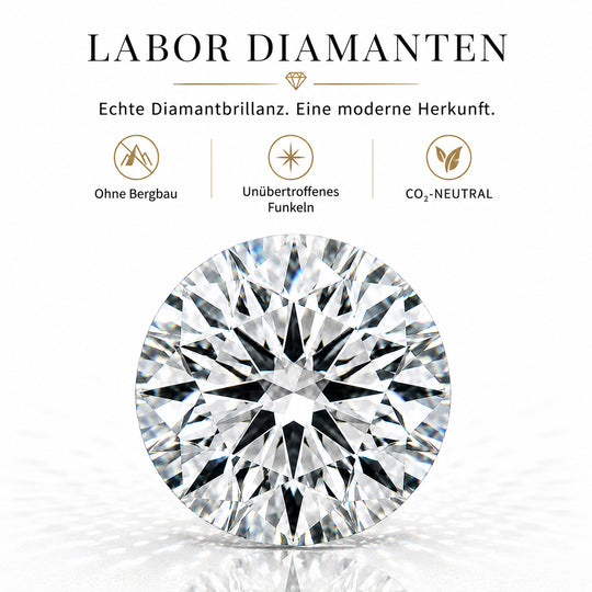 LUXURIANT SI-GH Labor Diamant dreifarbiger Ring, 925 Silber rhodiniert, 750 Gelbgold Vermeil und 750 Roségold Vermeil - 0,33 ct.