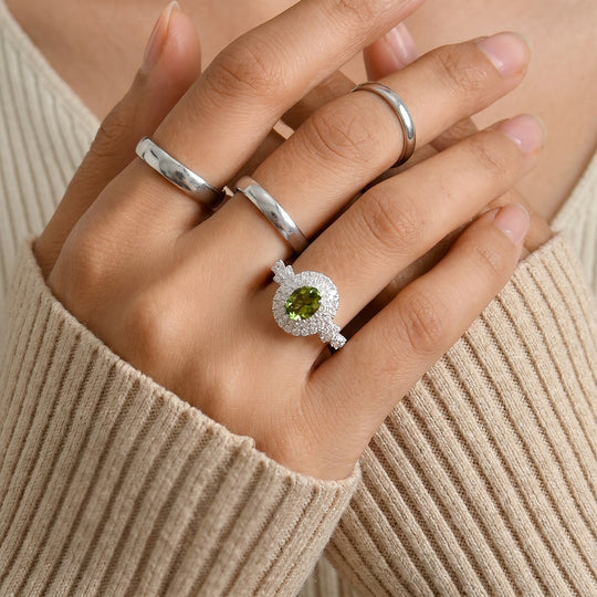 D'Joy AA, Moissanit Ring 925 Silber Rhodiniert (Größe 17.00) (10-16 Werktage Lieferzeit) ca. 1,94 ct