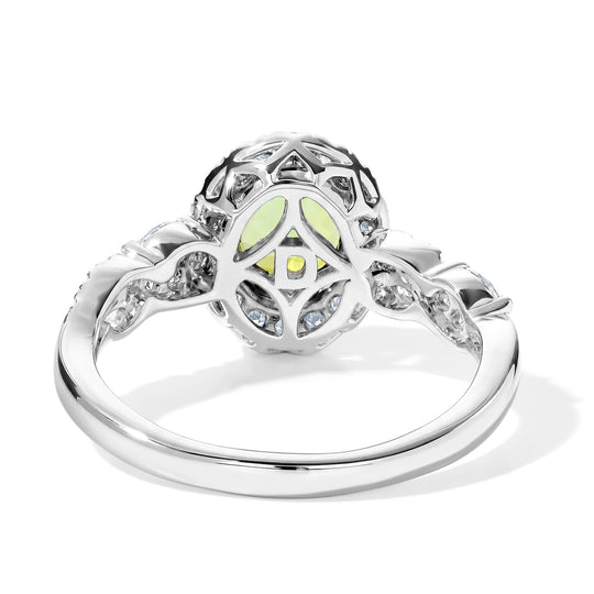D'Joy AA, Moissanit Ring 925 Silber Rhodiniert (Größe 17.00) (10-16 Werktage Lieferzeit) ca. 1,73 ct