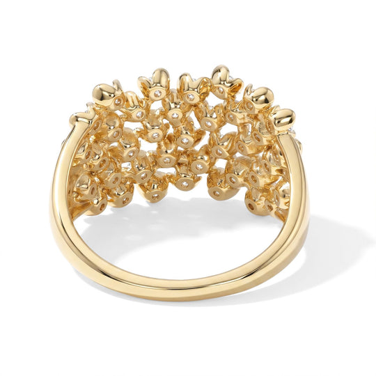 LUXURIANT DIAMOND - Lab Grown Diamant SI-GH Ring 925 Silber 750 Gelbgold vermeil (Größe 21.00) ca. 2,00 ct 2.00 ct