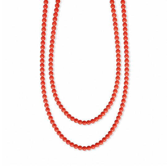 D'Joy Koralle Halskette ca. 45 cm Nickelfreies Messing ca. 55.00 ct