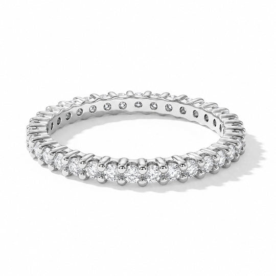D'Joy Moissanit Ring, 925 Silber rhodiniert - 1,02 ct.
