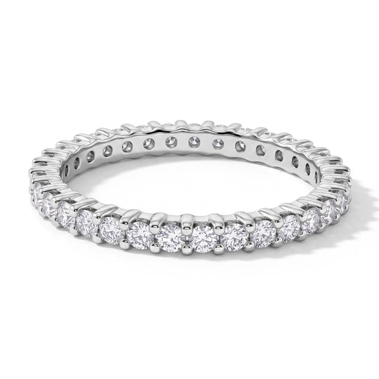 D'Joy Moissanit Ring 925 Silber 750 Vergoldet (Größe 18.00) ca. 1,02 ct