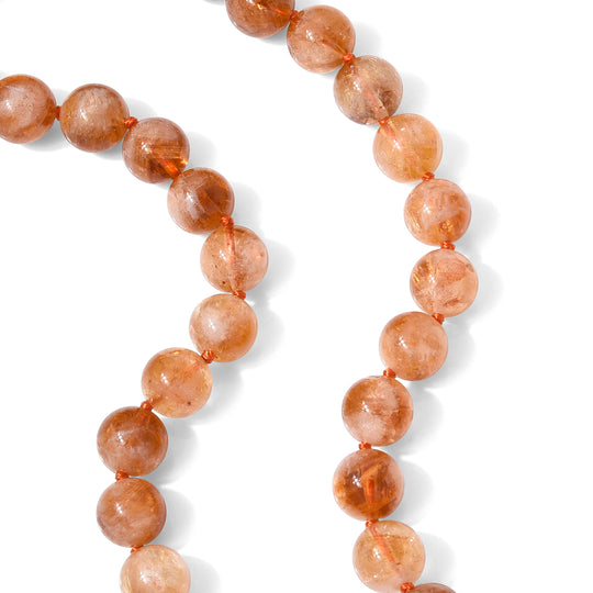 Citrin Halskette ca. 50 cm 316L Edelstahl ca. 300.00 ct