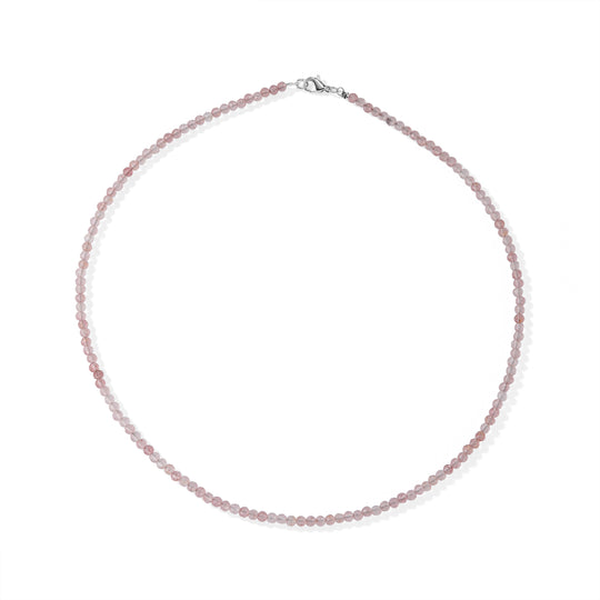 EVER TRUE Goldener Glasachat Halskette ca. 45 cm 316L Edelstahl ca. 25.00 ct
