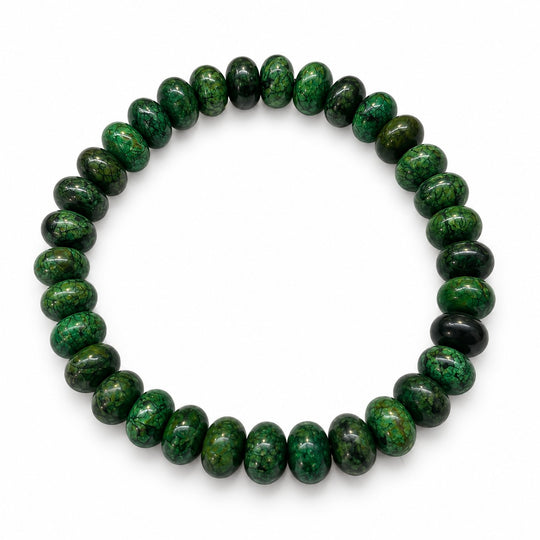 Grünes Türkis Armband 16.5 cm ca. 76.30 ct