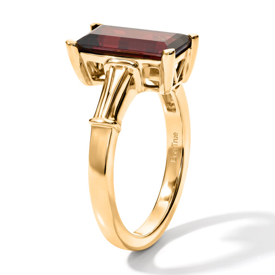 EVER TRUE Mosambik Granat Ring Reine Bronze (Größe 20.00) ca. 3,19 ct