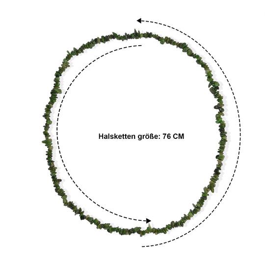 Rauchquarz Halskette 76 cm ca. 260.00 ct