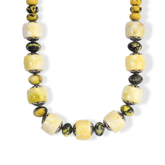 EVER TRUE Grüner Aventurin Halskette ca. 50 cm Nickelfreies Messing Gold ca. 440.00 ct