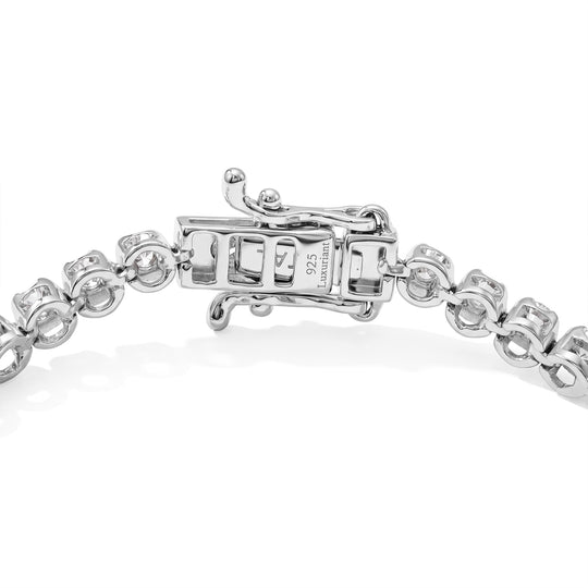 Lab Grown Diamant SI-GH Armband ca. 19 cm 925 Silber 750 Gelbgold vermeil ca. 2,16 ct.