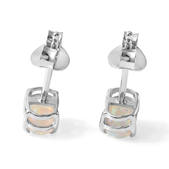 D'Joy AA Natürlicher, äthiopischer Welo Opal Ohrringe 925 Silber 750 Vergoldet ca. 0.54 ct