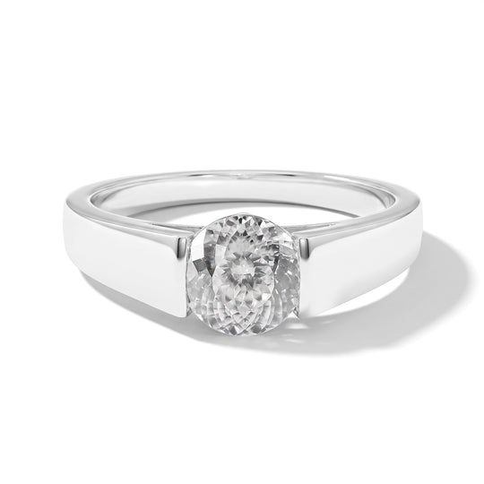 D'Joy Moissanit Ring 925 Silber (Größe 17.00) ca. 1,00 ct