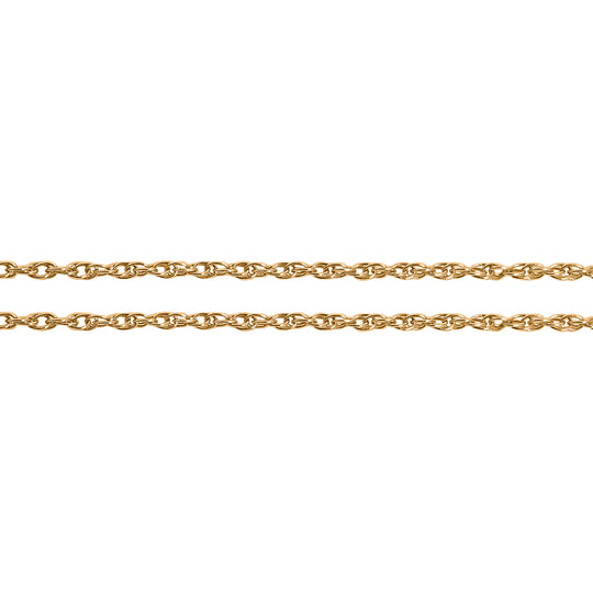 Kordelkette, ca. 45 cm, 750 Gelbgold