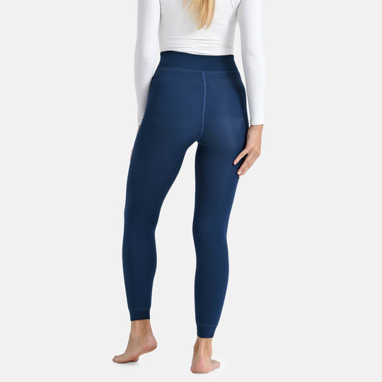 Thermo-Leggings mit Fleecefutter, Marineblau, Größe S/M