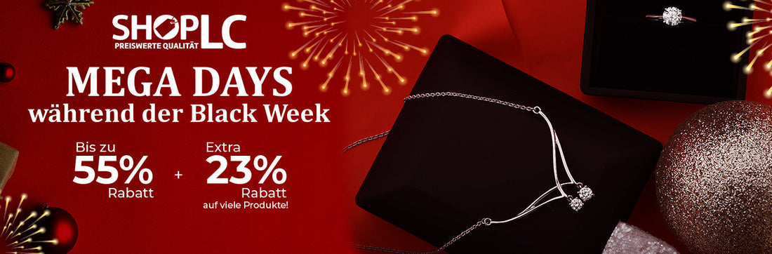 ShopLC Mega Days zur Black Week – Bis zu 55% Rabatt + Extra 23% Rabatt auf viele Produkte!