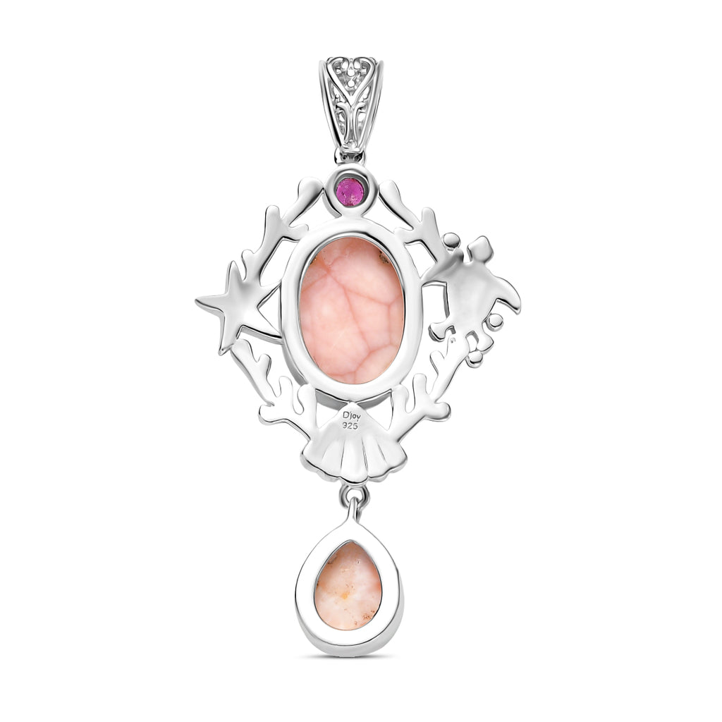 D’Joy AA Natrolith und Rhodolith Granat Schmuckset