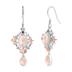 D’Joy AA Natrolith und Rhodolith Granat Schmuckset