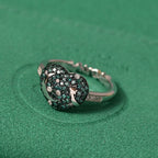 GP Amore Kollektion - Multi Diamant und Kanchanaburi blauer Saphir Ring und Anhänger mit 45cm Kette