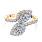 LUXURIANT DIAMOND- SI-GH Labor Diamant Ring und Ohrringe