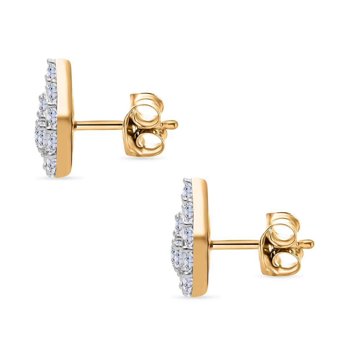 LUXURIANT DIAMOND- SI-GH Labor Diamant Ring und Ohrringe