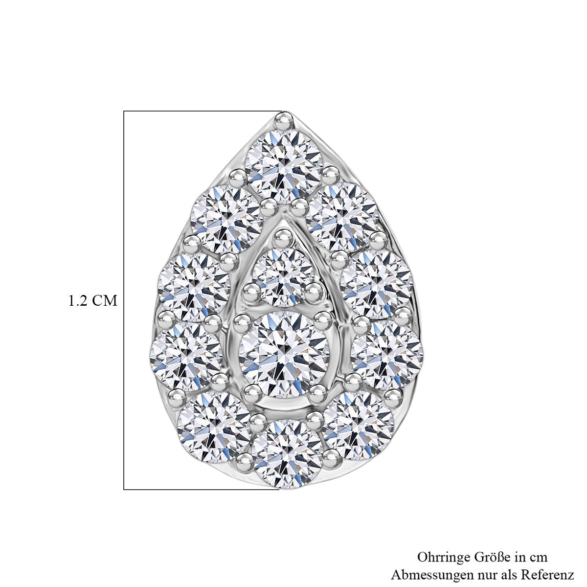 LUXURIANT DIAMOND- SI-GH Labor Diamant Ring und Ohrringe