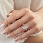 LUXURIANT DIAMOND- SI-GH Labor Diamant Ring und Ohrringe