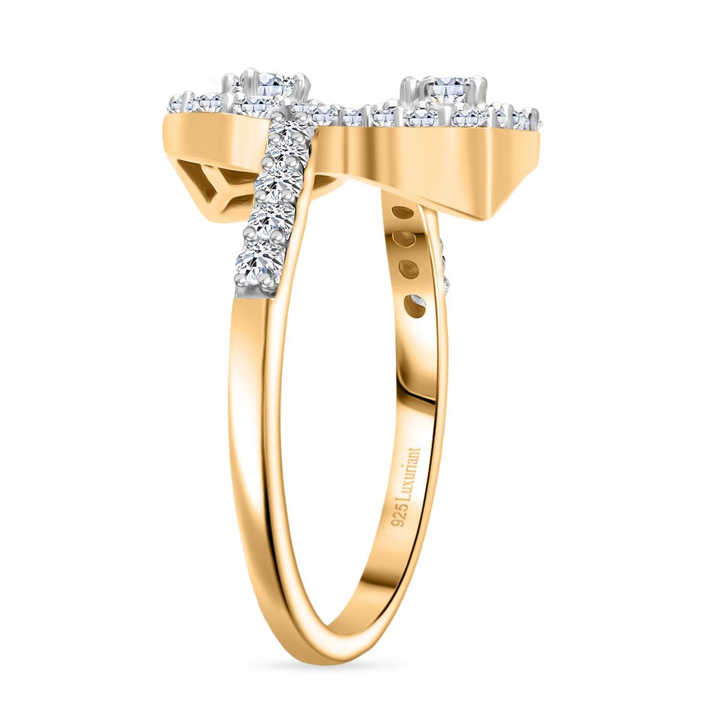 LUXURIANT DIAMOND- SI-GH Labor Diamant Ring und Ohrringe
