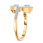 LUXURIANT DIAMOND- SI-GH Labor Diamant Ring und Ohrringe