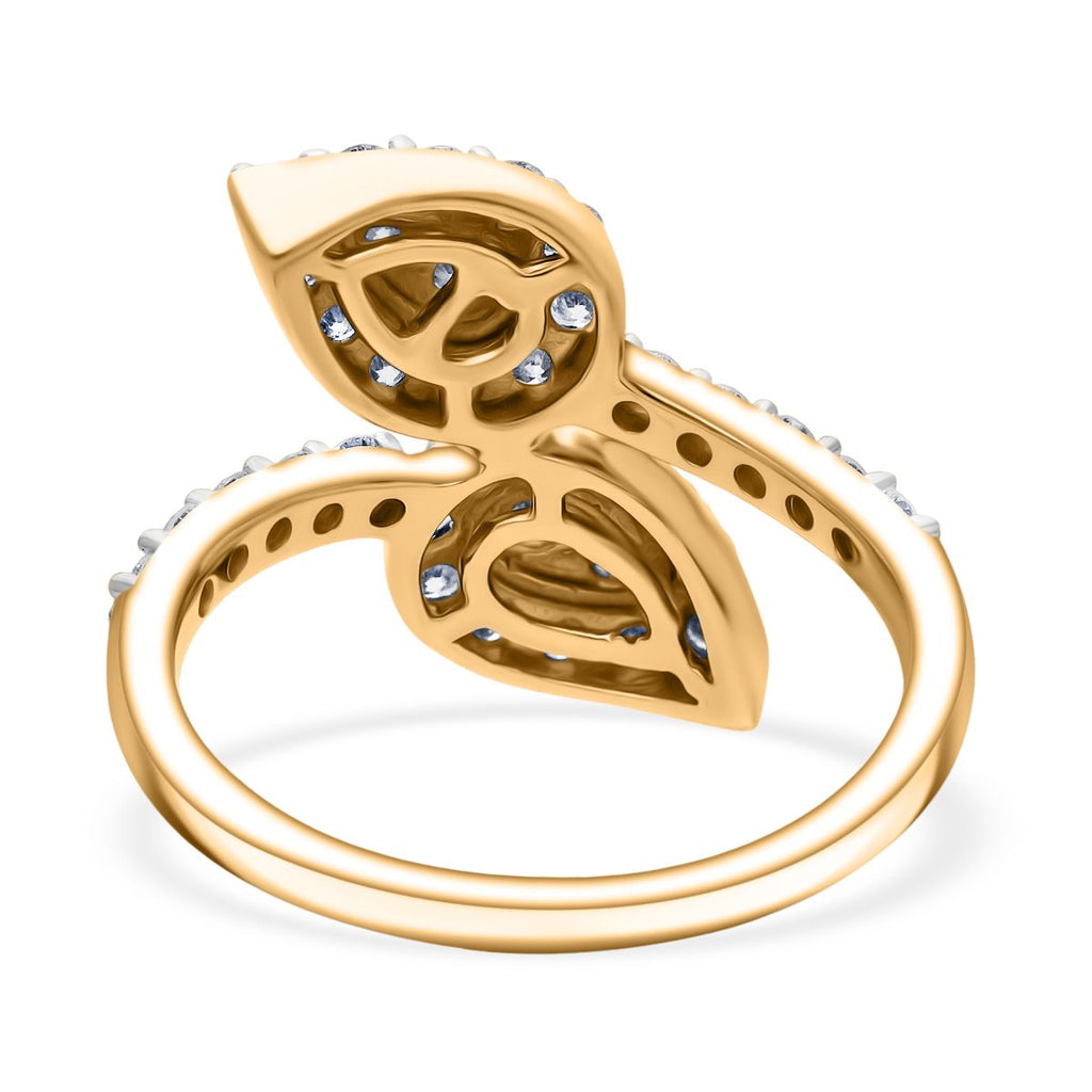 LUXURIANT DIAMOND- SI-GH Labor Diamant Ring und Ohrringe