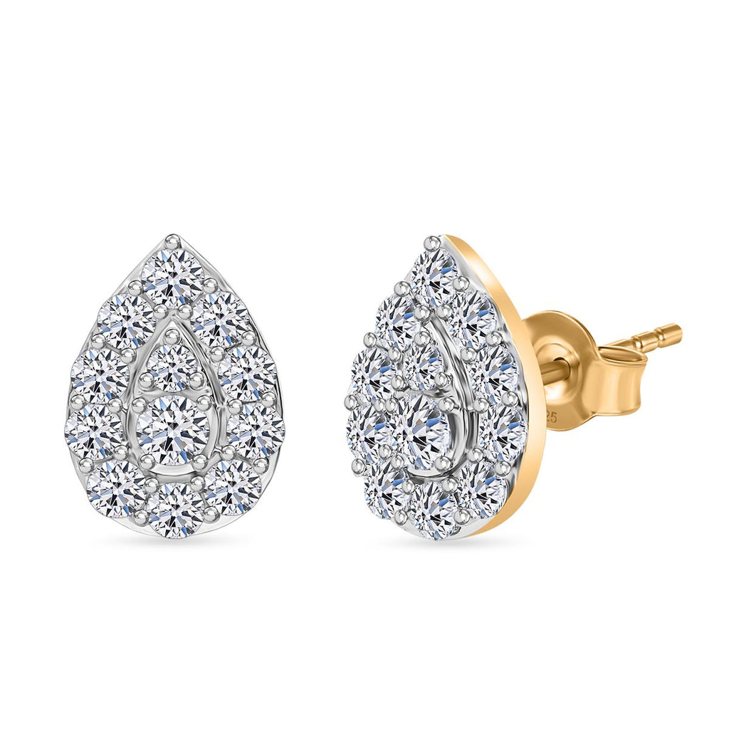 LUXURIANT DIAMOND- SI-GH Labor Diamant Ring und Ohrringe
