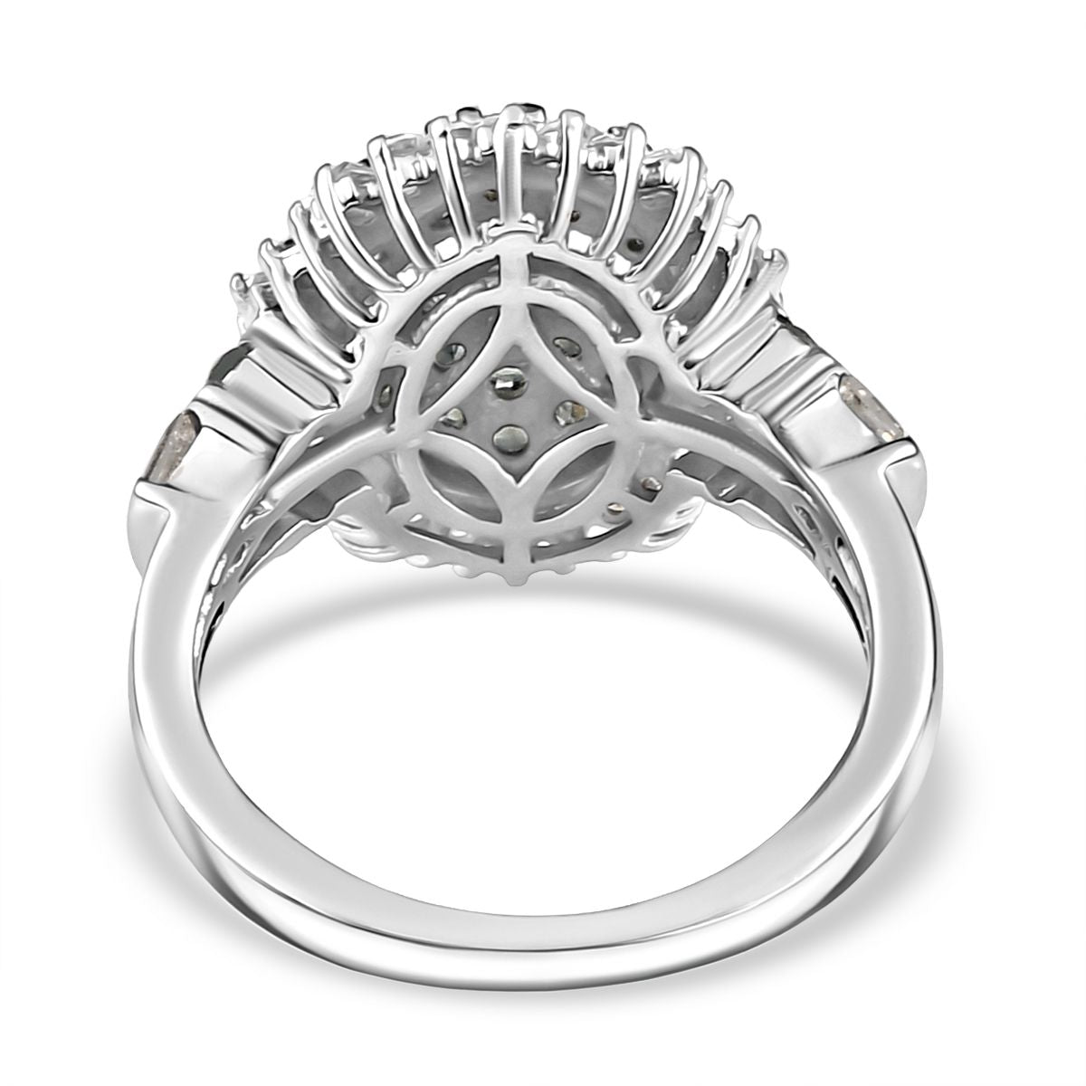 D’Joy Alexandrit und Moissanit Ring und Anhänger mit 50cm Kette