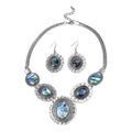 Abalone Muschel Schmuckset  ca. 45.00 ct