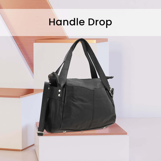 100% echte Leder Handtasche RFID Schutz