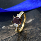 D'Joy Rhodolith Granat und Zirkon Ring und Anhänger mit 50cm Kette