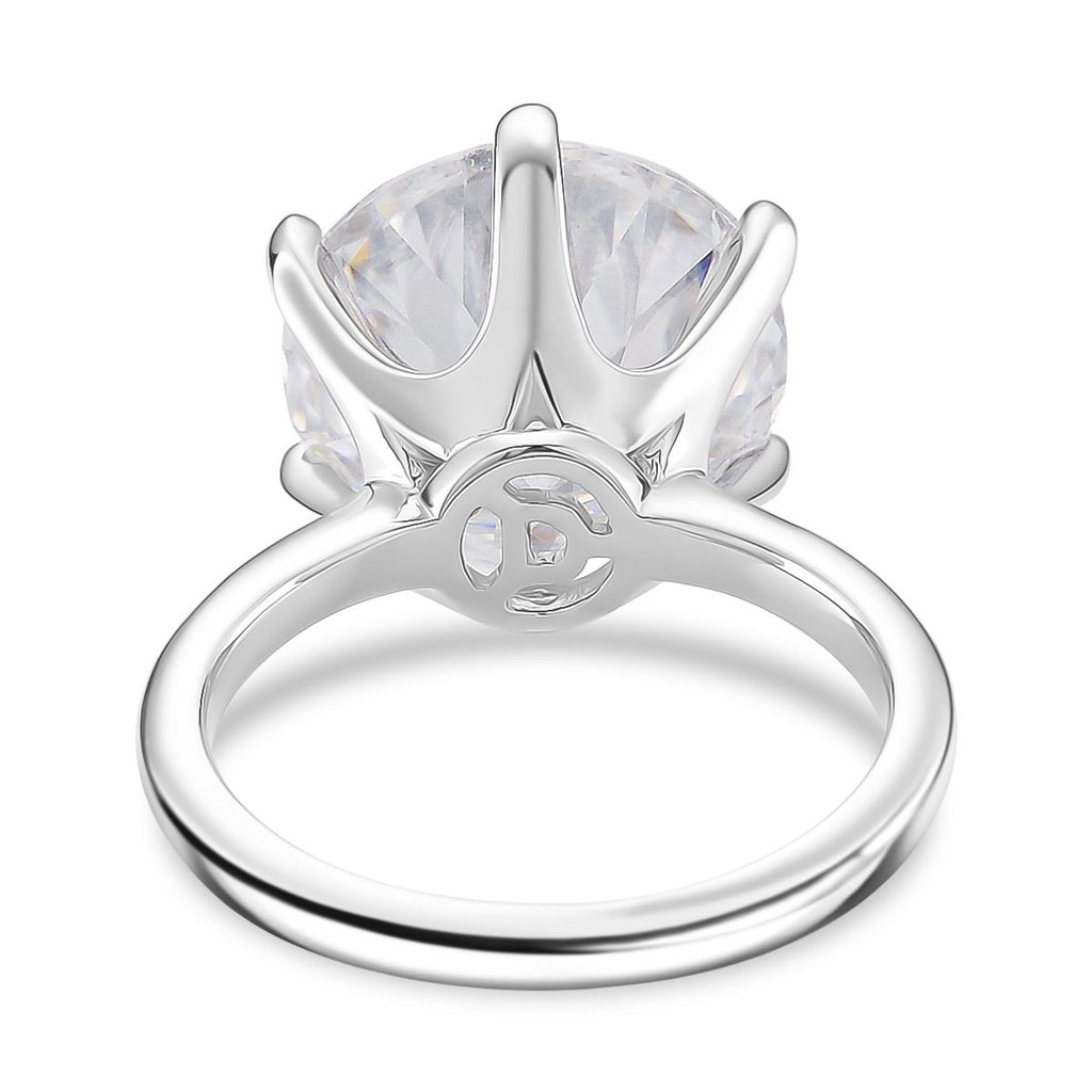 D'Joy Moissanit Ring und Anhänger mit 45cm Kette