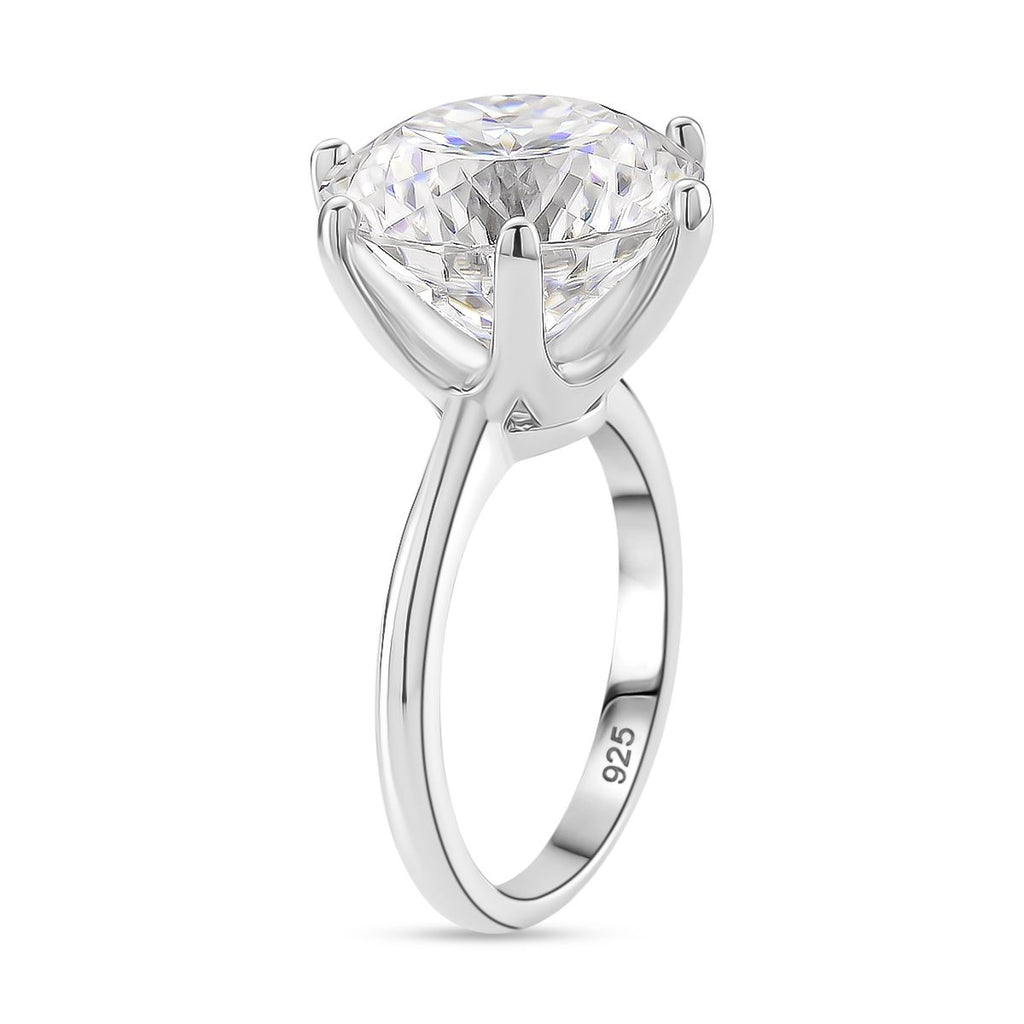 D'Joy Moissanit Ring und Anhänger mit 45cm Kette